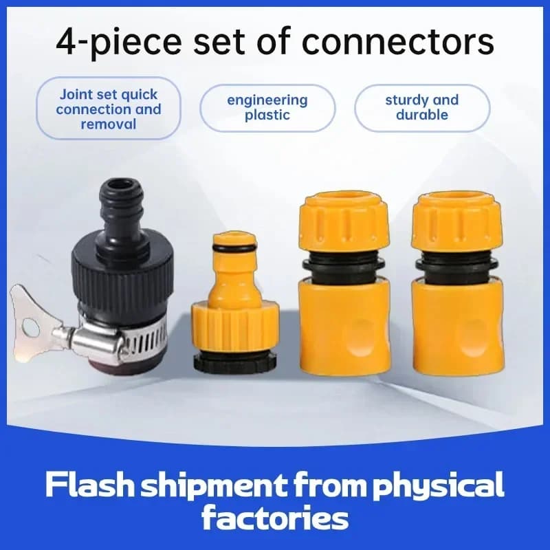 Faucet Adapter Plastic Hose Fitting Quick Connect Fitting Tap for Car Washing Garden Irrigation Durable Universal Water