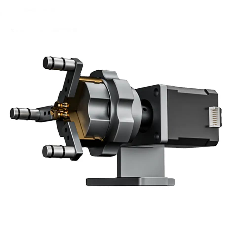 Dispositivo di Rotazione Automatica per Macchina Laser, Fissaggio Cilindrico per Incisione, Rotazione Motore Circolare, Attrezzo di Riparazione