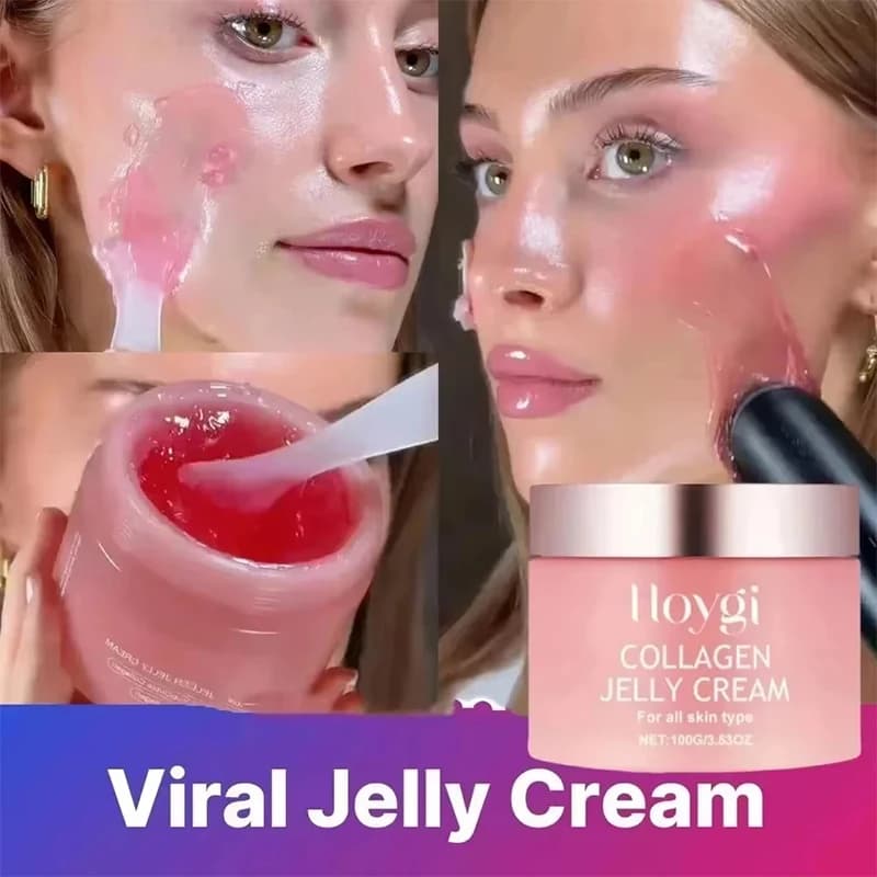 100g Gelatina Cream For Face Collagen Soft SPA Nutrient Hydrate Face Reduced Pores Remove Comedoni Gelatina Korean Essence Skin Care