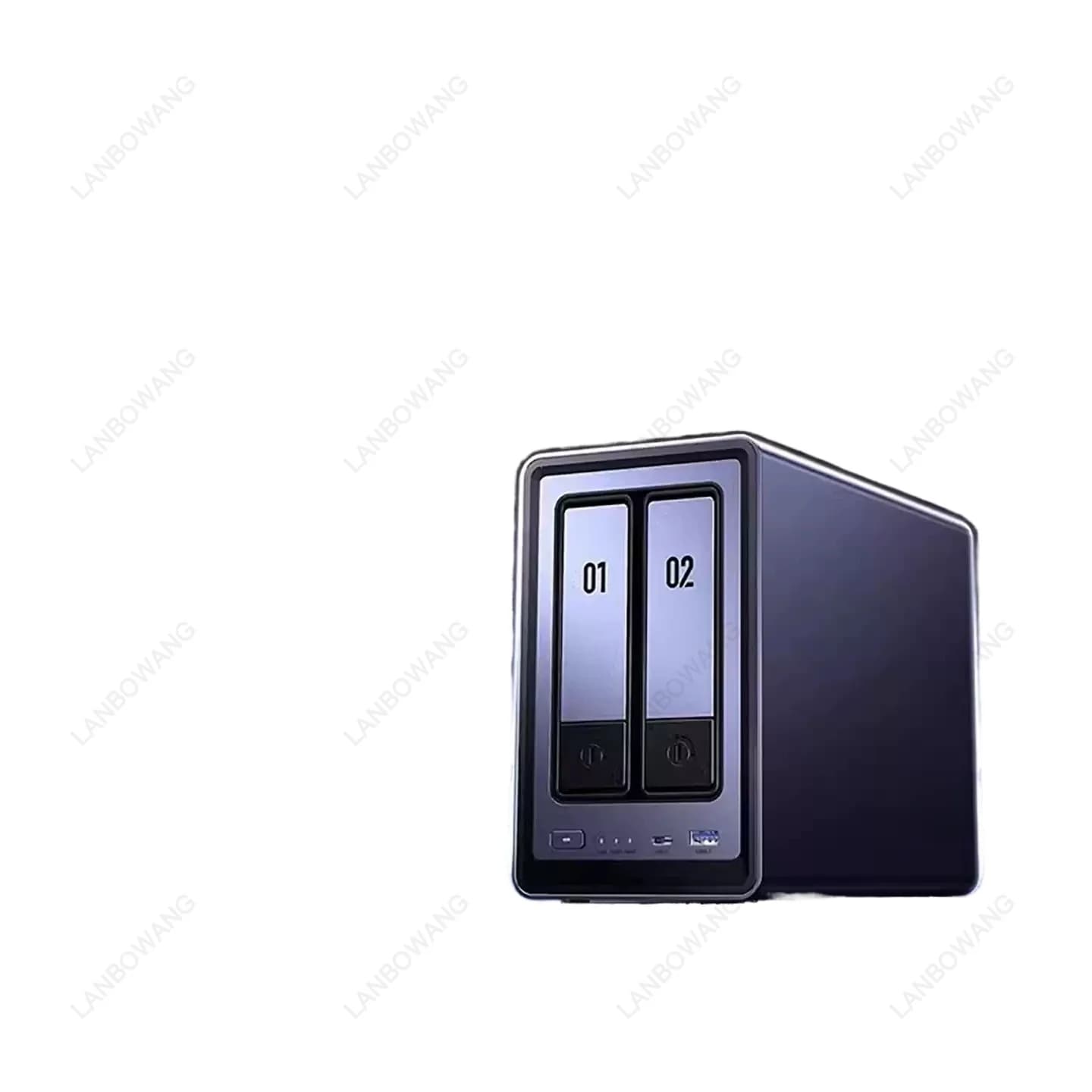 DXP2800 2‑Bay Network Attached Storage NAS Server Private Cloud Storage For Home And Office Data Storage Device