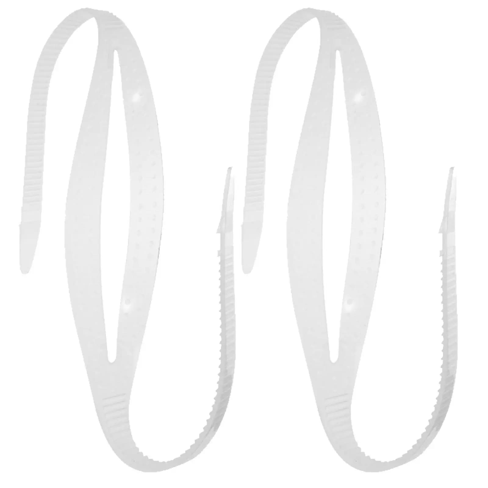 2 pezzi di cinturini regolabili in silicone per maschera subacquea, ricambio per occhialini da nuoto e immersione, fascia universale confortevole per adulti