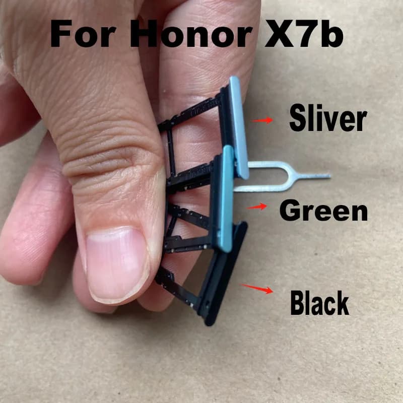Nuovo per Huawei Honor X7b vassoio scheda SIM supporto slot presa adattatore connettore parti di riparazione sostituzione
