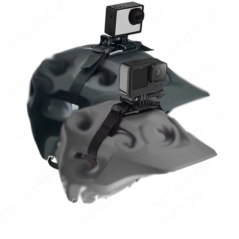 Support belt for adjustable bicycle helmet band for Insta 360 X5 X4 Go Pro 13 12 11 10 DJI Action 6 5 4 Mounting bracket accessory