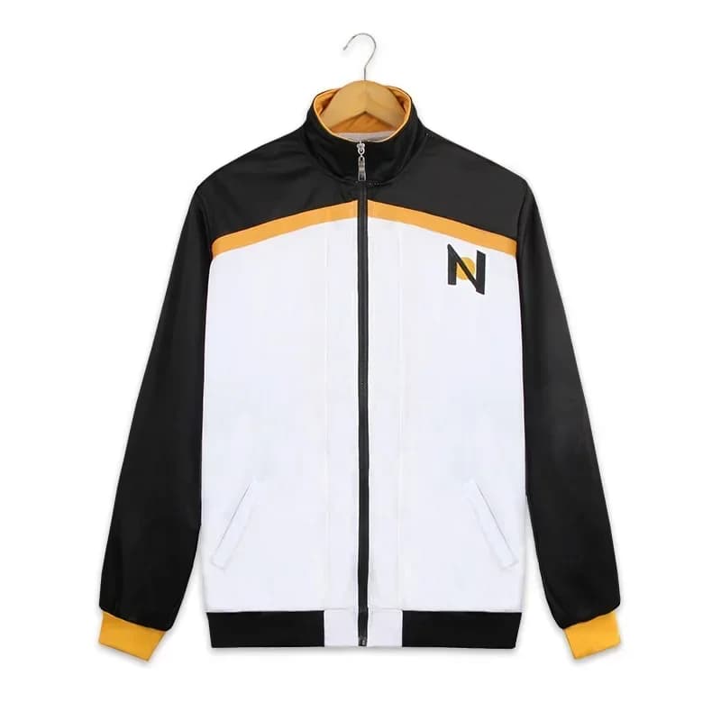 Subaru Natsuki Cosplay Costume Sportswear Re:Zero kara Hajimeru Isekai Seikatsu Jacket Pants Suit Black White Tracksuit Uniform