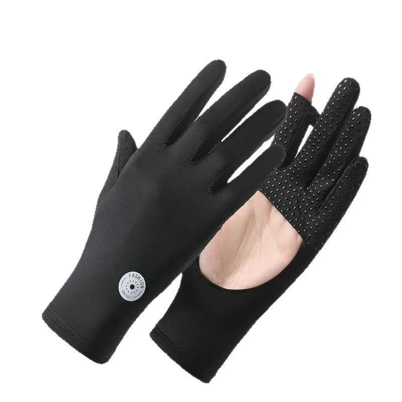 New Sun-Protective Gloves for Summer Breathable Palm Touchscreen-Compatible Anti-Slip UV-Blocking Cool-Feeling Cycling Gloves