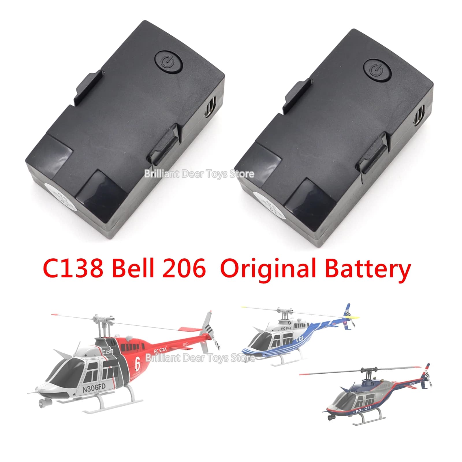 Accessori Originali per Batteria RC ERA C138 Bell 206