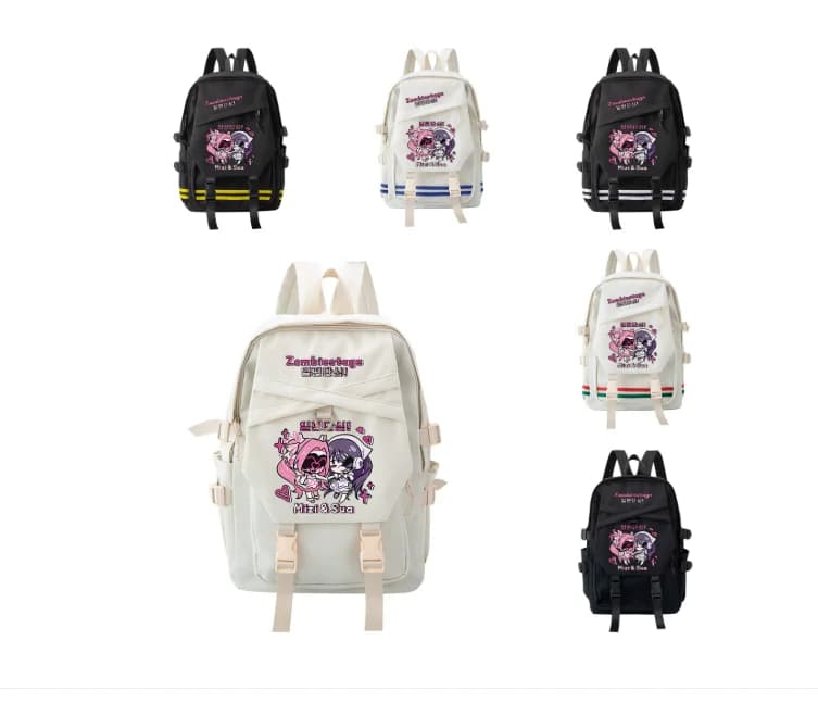 Role Play Game Alien Stage Mizi Sua Shoulder Bag Casual Backpack Student Handbag Cosplay Satchel Birthday Gift Halloween Anime