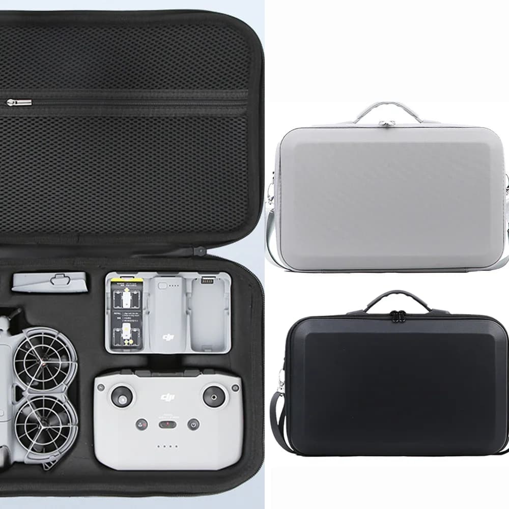 Borsa da trasporto per DJI NEO 2 Custodia di stoccaggio Maniglia in pelle Pu Copri tracolla da viaggio Cross-Body Box Protector Accessori