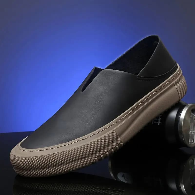 Mocassini in vera pelle Scarpe da uomo Designer Slip on Scarpe da uomo Abito formale da uomo Scarpe da ufficio con plateau Oxford