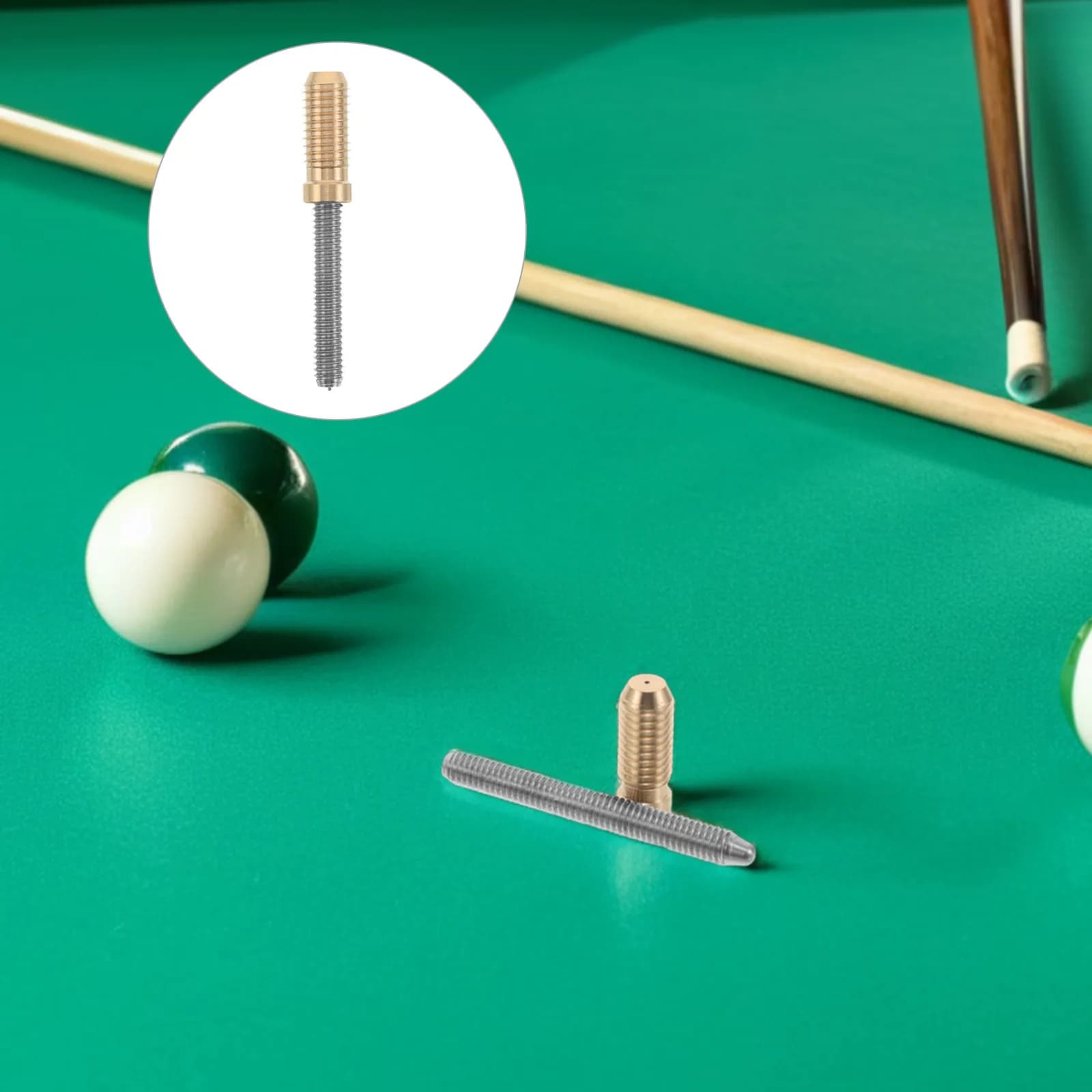 Inserto per Giunto Stecca da Biliardo con Design a 18 Denti, Estensore a Sgancio Rapido per Tiro Stabile e Preciso, Professionale