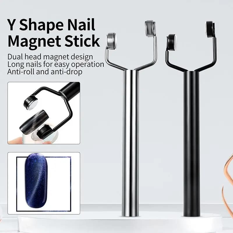 Bastoncino Magnetico a Y per Nail Art Effetto Occhio di Gatto, Perfetto per Manicure Fai-da-Te