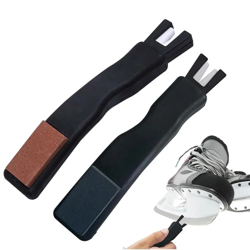 Affilatore Manuale per Pattini, Pietra per Affilare Pattini da Ghiaccio, Strumento Rapido per Affilare Pattini da Hockey