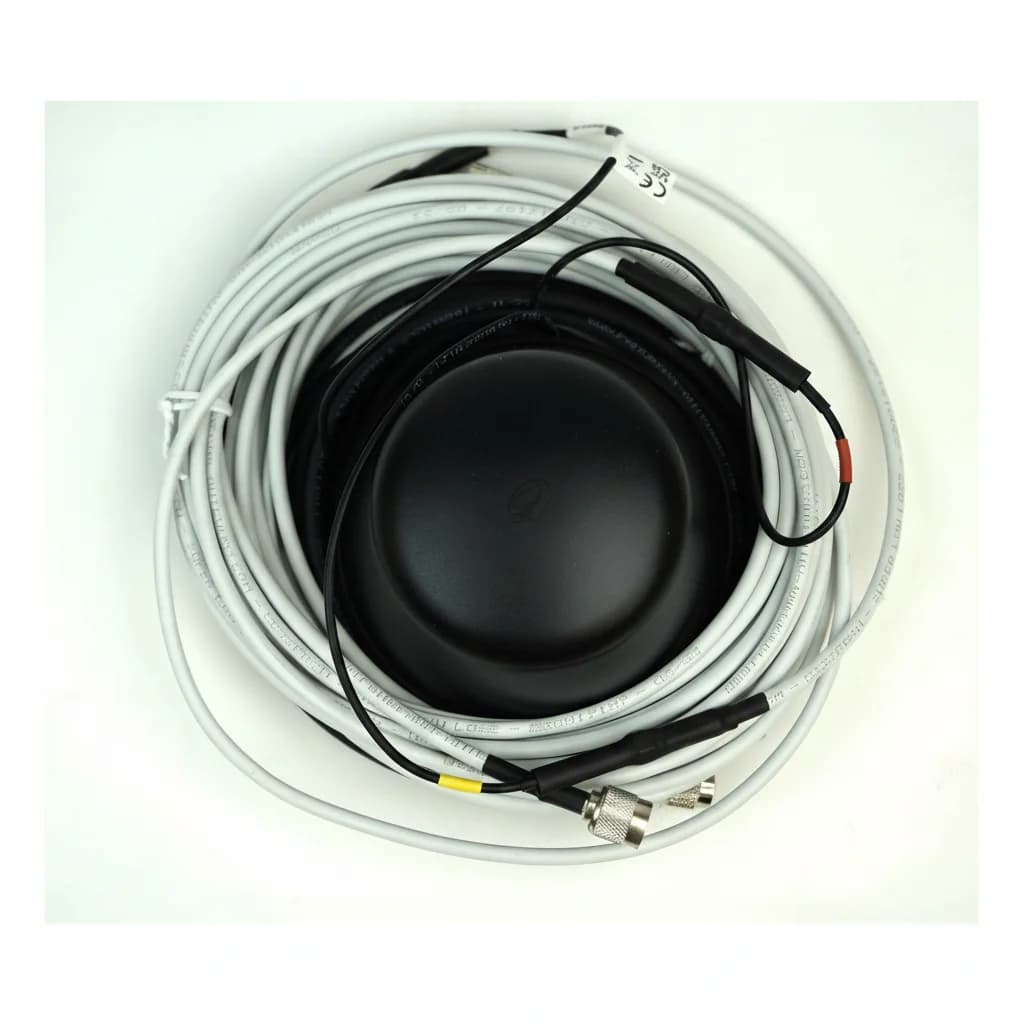 Antenna Panoramica LG-IN2669 LGE-6-60-SW a Basso Profilo 3-IN-1 con Connettori SMA Maschio / FME Femmina - 4G/5G - Wi-Fi - Usata Come Nuova