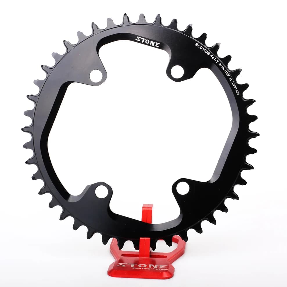 Corona circolare in pietra BCD110 per bici da strada Shimano Gravel GRX FC RX600 RX810 da 34T a 60T