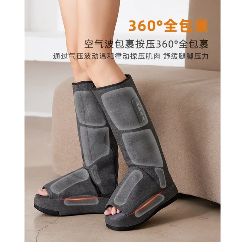 Massaggiatore per gambe Airbag Massaggiatore per onde d'aria Massaggiatore per piedi a pressione d'aria Stivali da massaggio