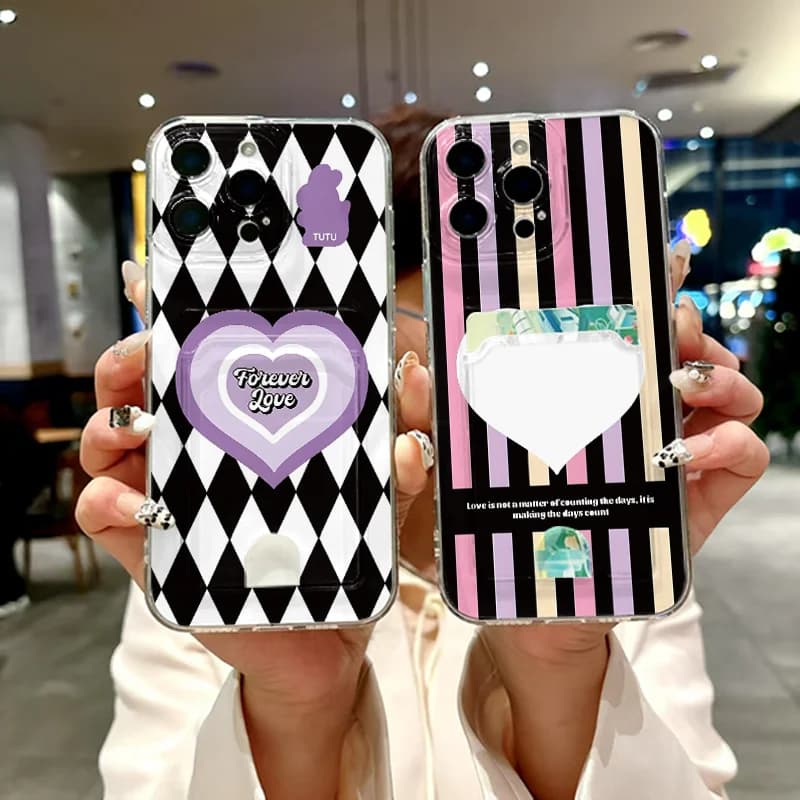 Custodia per telefono a portafoglio con carta a forma di cuore per Xiaomi Mi Poco X7 X6 X5 X4 X3 GT X3 NFC M6 M5 M5S M4 M3 Pro 5G F6 F5 F4 F3 C40 Cover