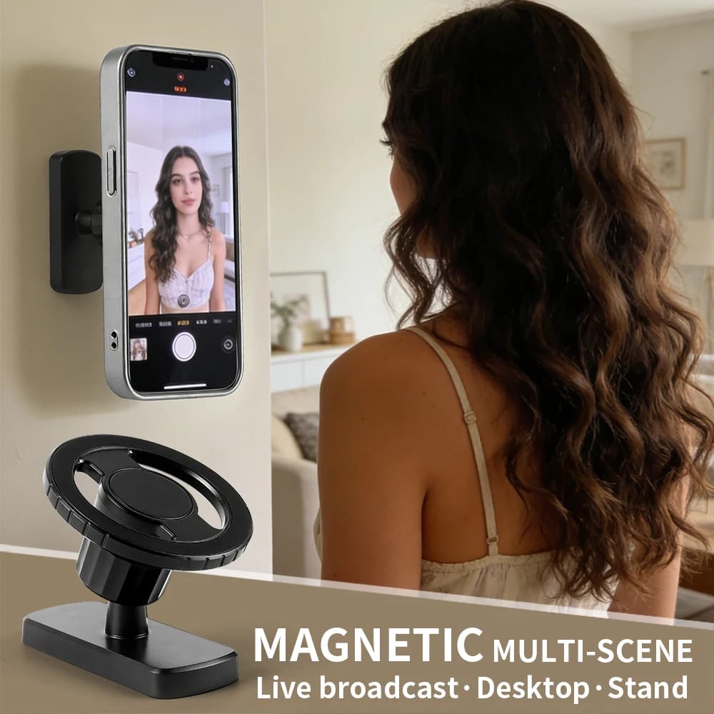 Double Side MagSafe Magnetic Support, Multipurpose Use for Car, Fitness, Office