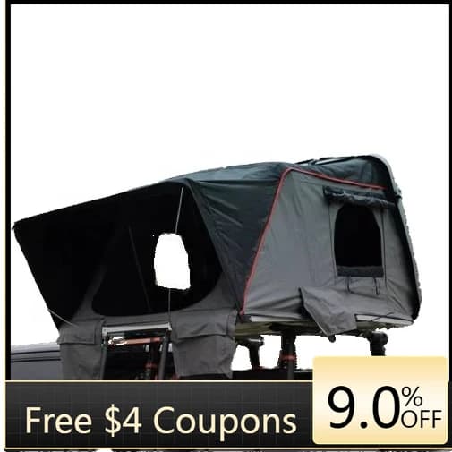 Tenda da tetto per auto con guscio rigido in ABS Tenda da tetto da campeggio impermeabile in ABS 4WD Tenda da tetto per esterni Camper
