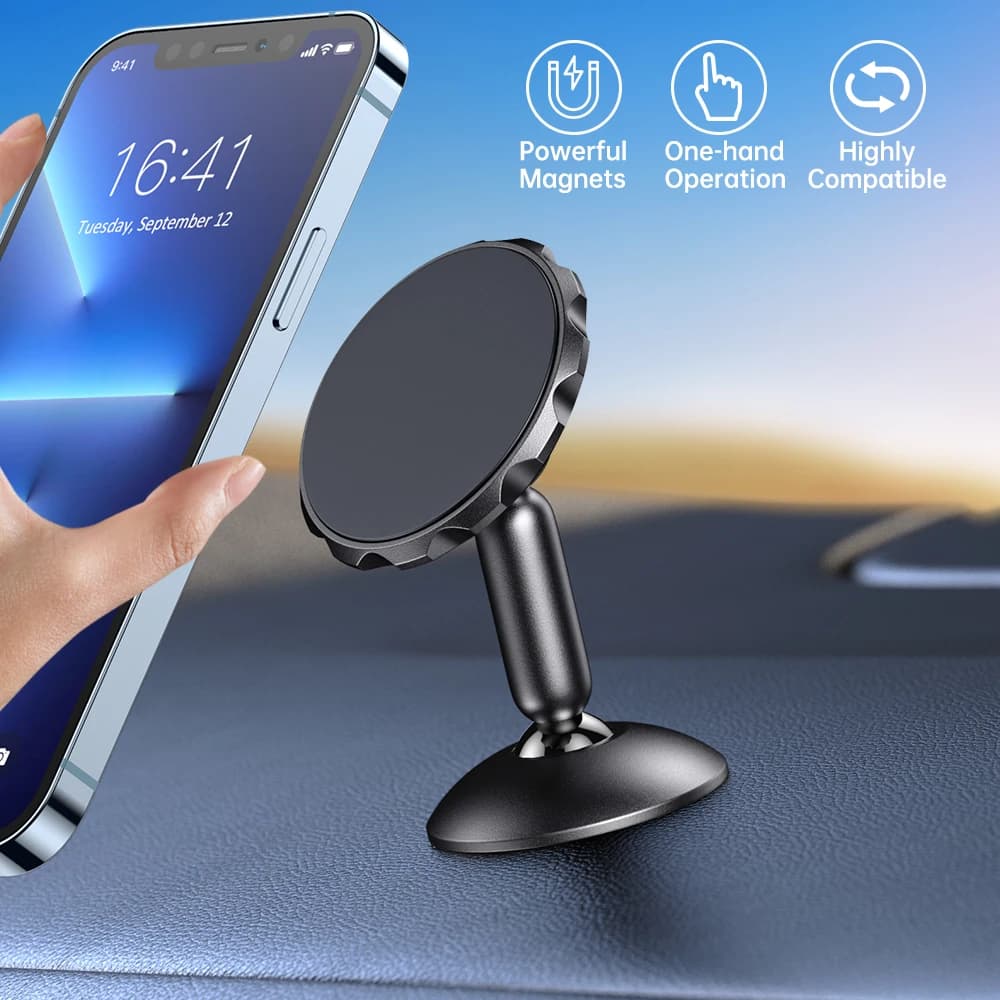 Supporto per telefono magnetico nel supporto per auto Magnete per telefono cellulare Supporto magnetico per auto per telefono per iPhone 12 Pro Max Supporto per Samsung