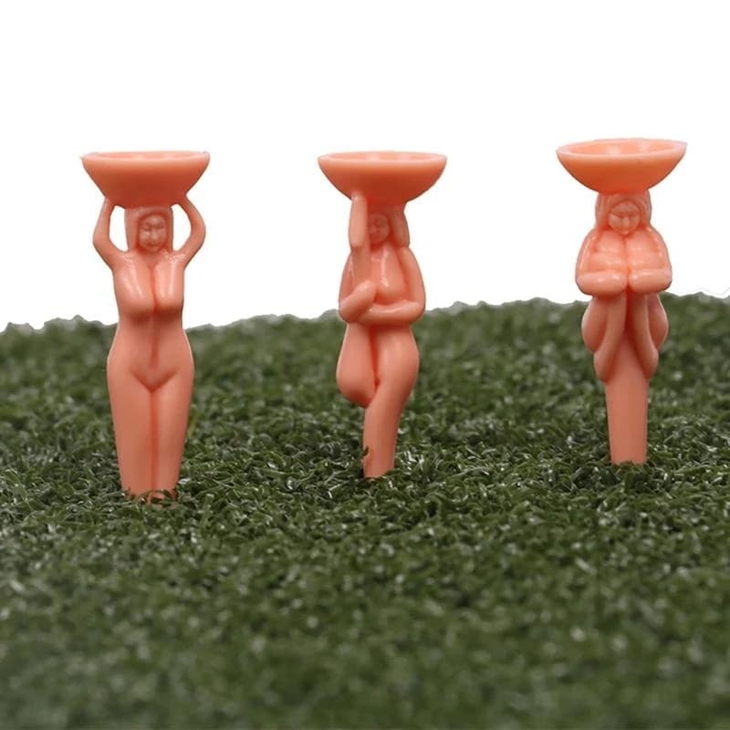 10 pezzi in plastica per donne nude, magliette da golf, magliette da donna, divertenti allenamenti pratici, magliette da golf,