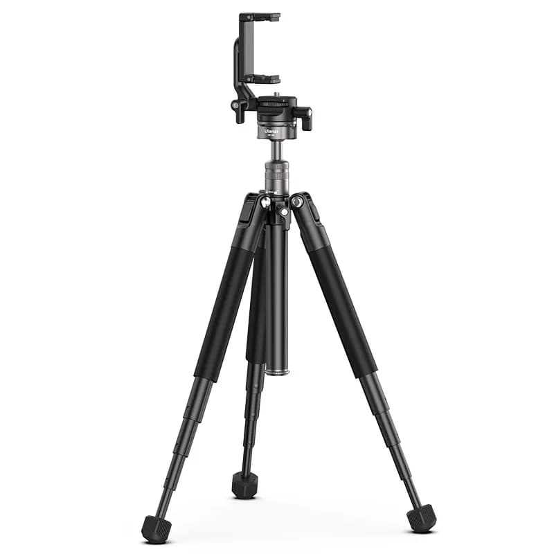 Ulanzi MT-63 Mini treppiede portatile in lega di alluminio per fotocamera Smartphone Viaggi all'aperto Fotografia Registrazione video Treppiede Monopiede