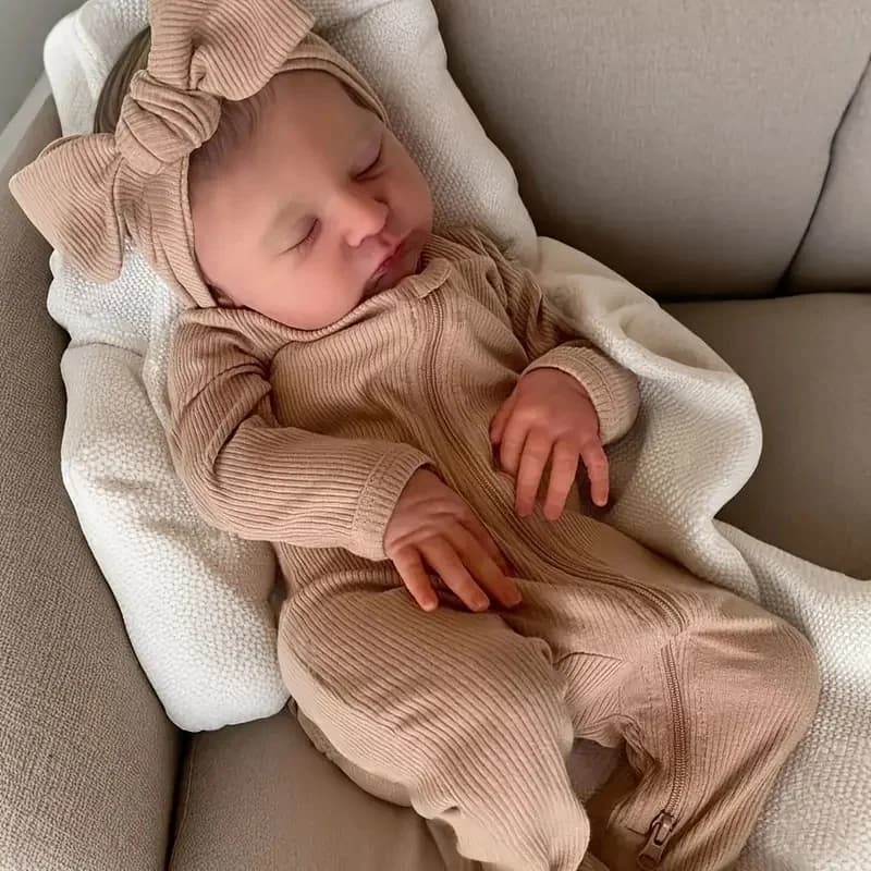 20 Inch/50cm Lifelike Reborn Baby Doll - 3D Hand Painted Cute Newborn Doll Gift Birthday Gift Christmas Gift