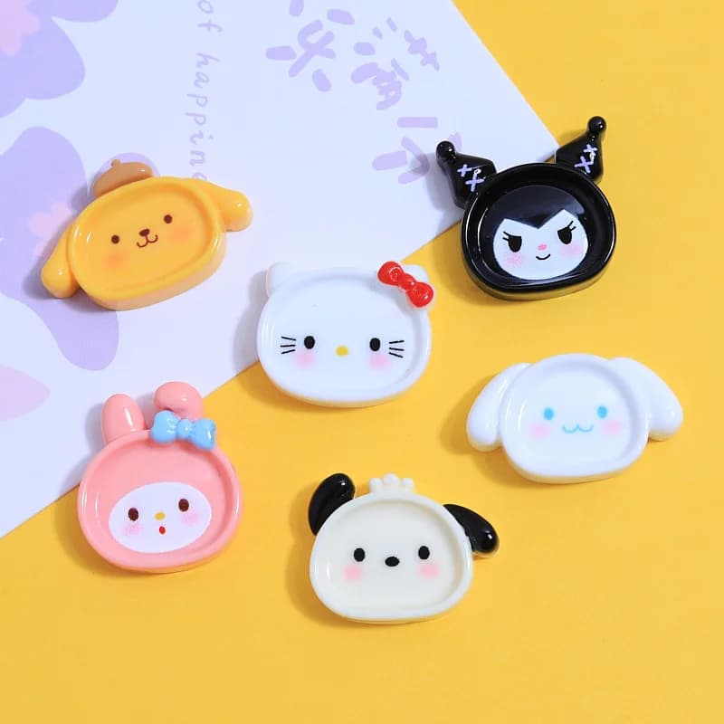 36/120 Pieces of Animal Shaped Resin Accessories Carini, Creativi per Decorazione Fai-da-Te, Custodie per Telefoni, Accessori per Capelli e Fermagli