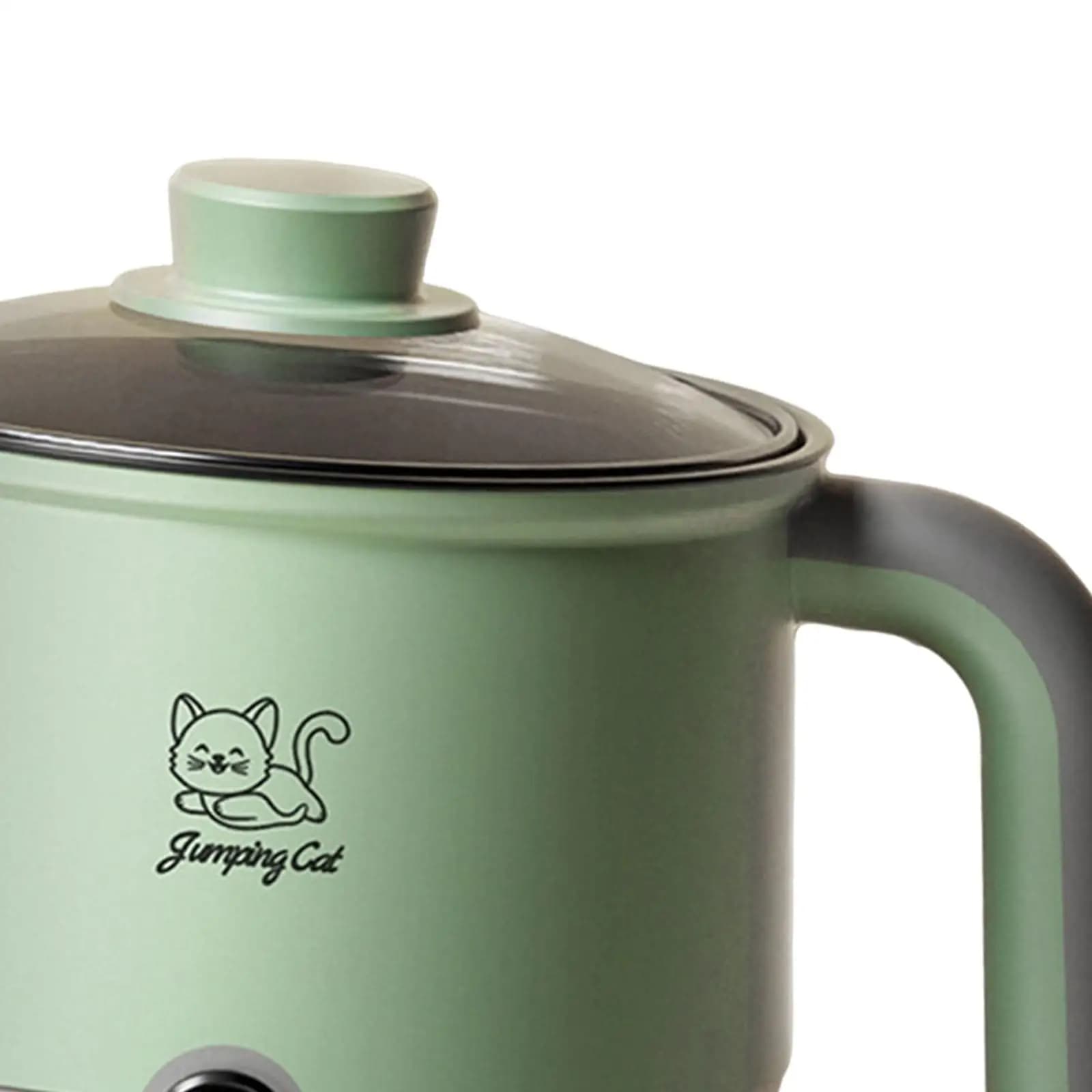 Mini Fornello Elettrico 1.8L, Padella Antiaderente, Pentola per Zuppe a Temperatura Regolabile per Dormitorio, Viaggi e Campeggio