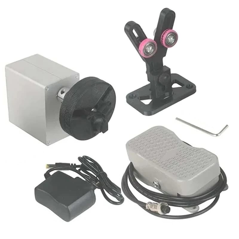 Avvolgitore portatile per canna da pesca canna da pesca fai da te regolabile 0-50RPM macchina per rivestimento Spin in resina epossidica