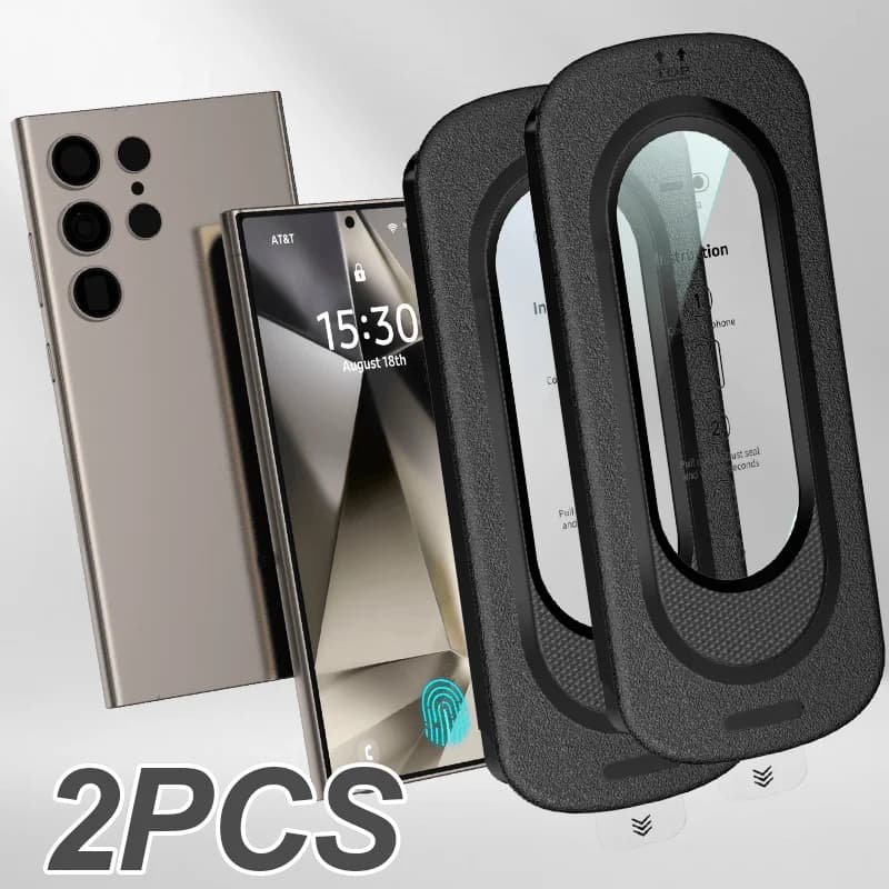 2PCS Proteggi Schermo per Samsung Galaxy S26 Ultra S26 PLUS Vetro Temperato ad Alta Definizione per S25 S24 S23 S21 Facile Installazione con un Clic