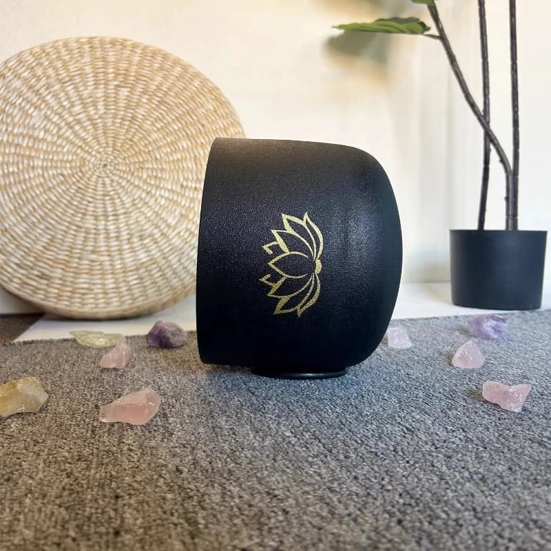 Meditation Crystal Singing Bowls Sound Healing Mindfulness Singing Bowls Relaxation Yoga Bowl Energy Percussion Instruments