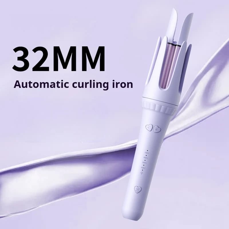 Automatic curling for Waves from Beach with Millions of Negative Ions, 4 Temperatures and 3 Timers, Automatic Shutdown