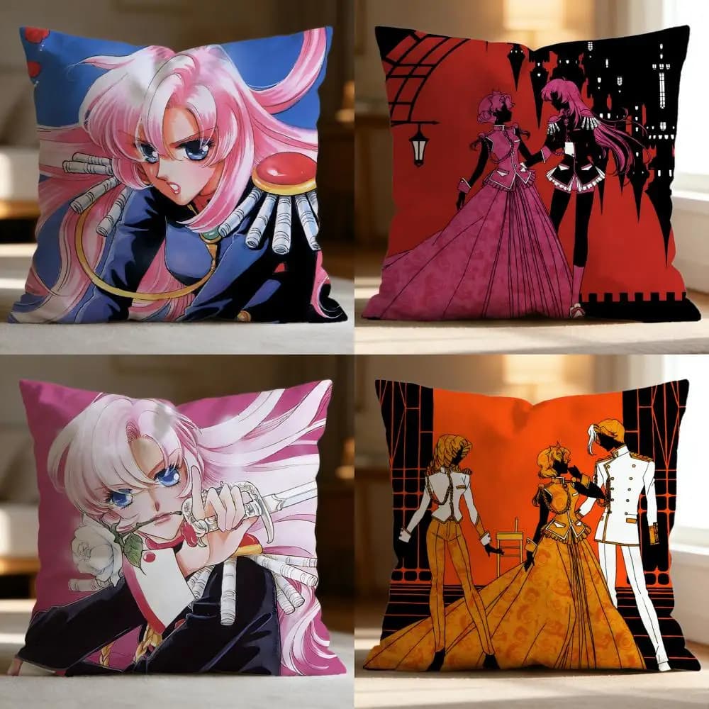 Fodera per cuscino Trendy RRevolutionary Girl Utena, morbida e lavabile, multiuso per divano, letto, viaggi, ufficio