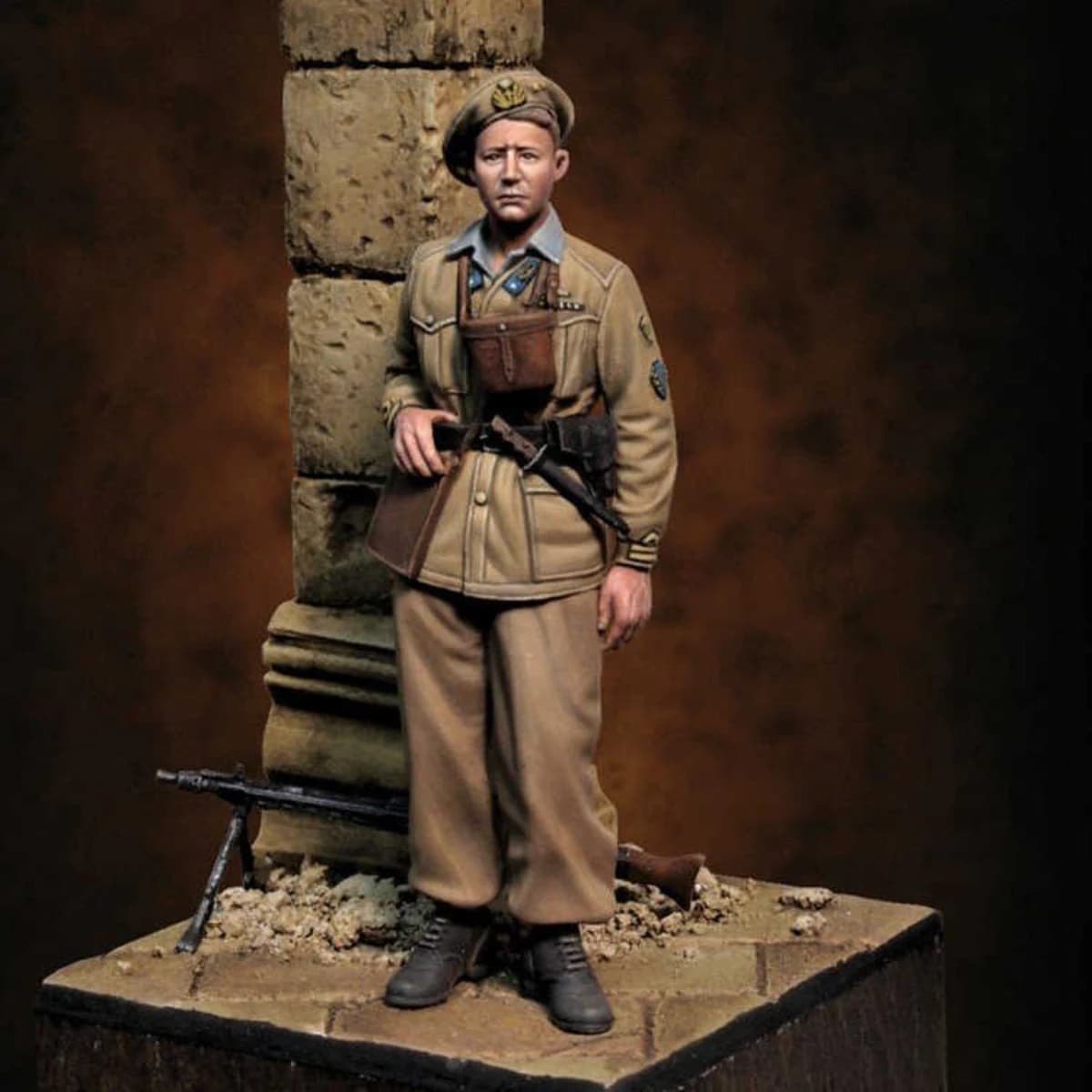 Modello di soldato in resina 1/35 GK Soldato italiano della Seconda Guerra Mondiale kit fai da te non assemblato e non verniciato 907R