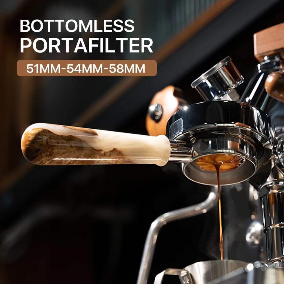51mm 54mm 58mm Breville Sage Delonghi Coffee Bottomless Portafilter Naked Replacement Filter Basket Barista Espresso Tools
