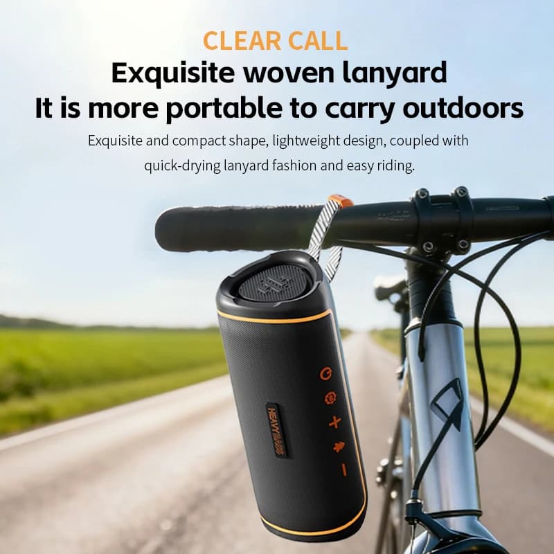Bass-18 Portable Waterproof Outdoor Bluetooth Speaker 20W For Camping Party Cycle Travel Soundbox Wireless Surround Bass TWS