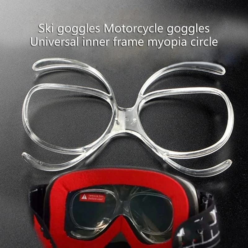 Q39E Snowboard Goggle Universal Inner Frame Prescription Ski Goggle for Ski Sport Bendable Ski Goggles Insert Optical Adaptor