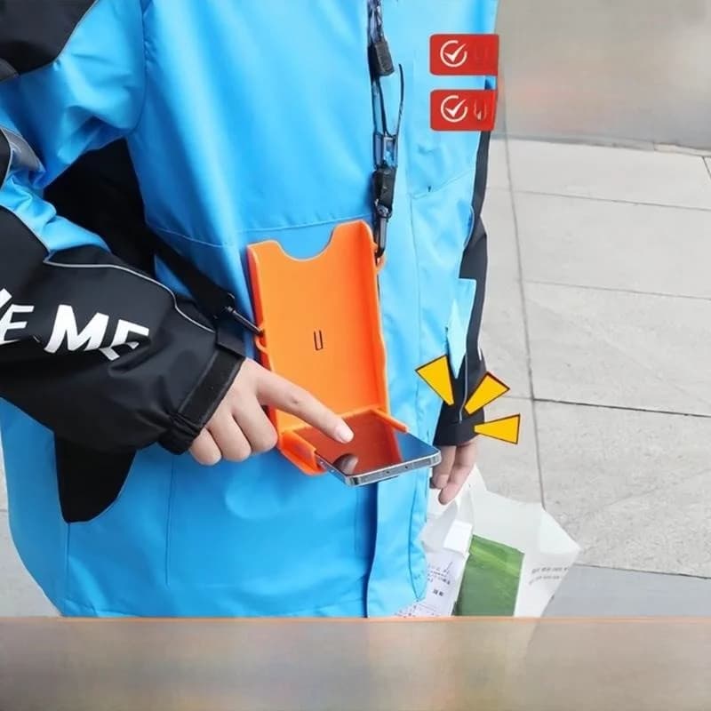 Supporto Multifunzionale per Telefono Portatile, Operabile con Una Sola Mano, Pieghevole, Organizzatore per Borsa e Accessori