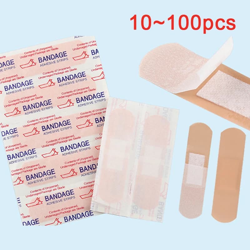 Cerotti Traspiranti Impermeabili, Medicazione per Primo Soccorso, Nastro Medico, Cerotti per Ferite, Kit di Emergenza