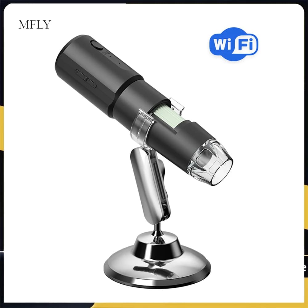 Microscopio digitale wireless Ingrandimento 50X-1000X Microscopi portatili WiFi portatili con supporto regolabile per PC Android IOS