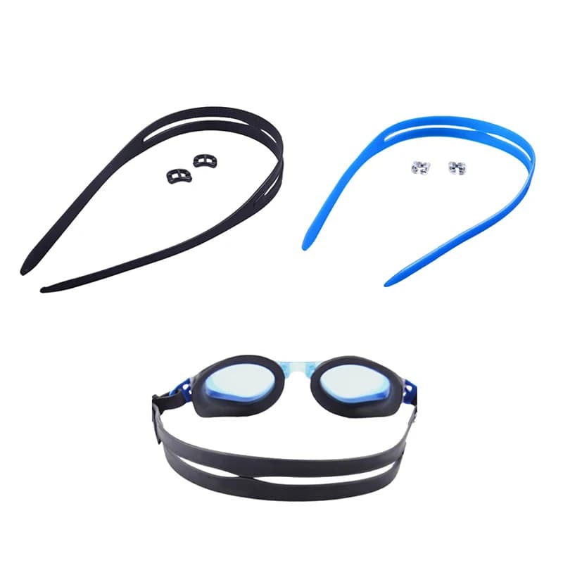 1 Set Universal Strap High Strap Goggles High Elastic Snorkeling Replacement Diving Goggles Silicone Strap Wear'