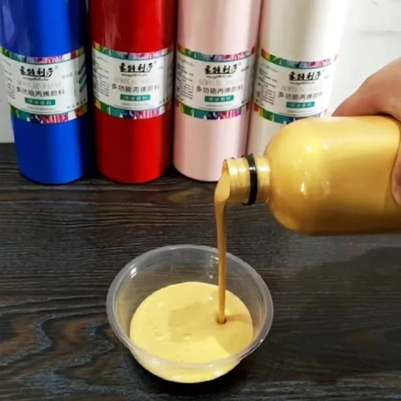 1L Waterproof Multi Functional Acrylic Paint For Airbrush Outdoor Exterior Wall Painting DIY Spraying Graffiti Art Pigment