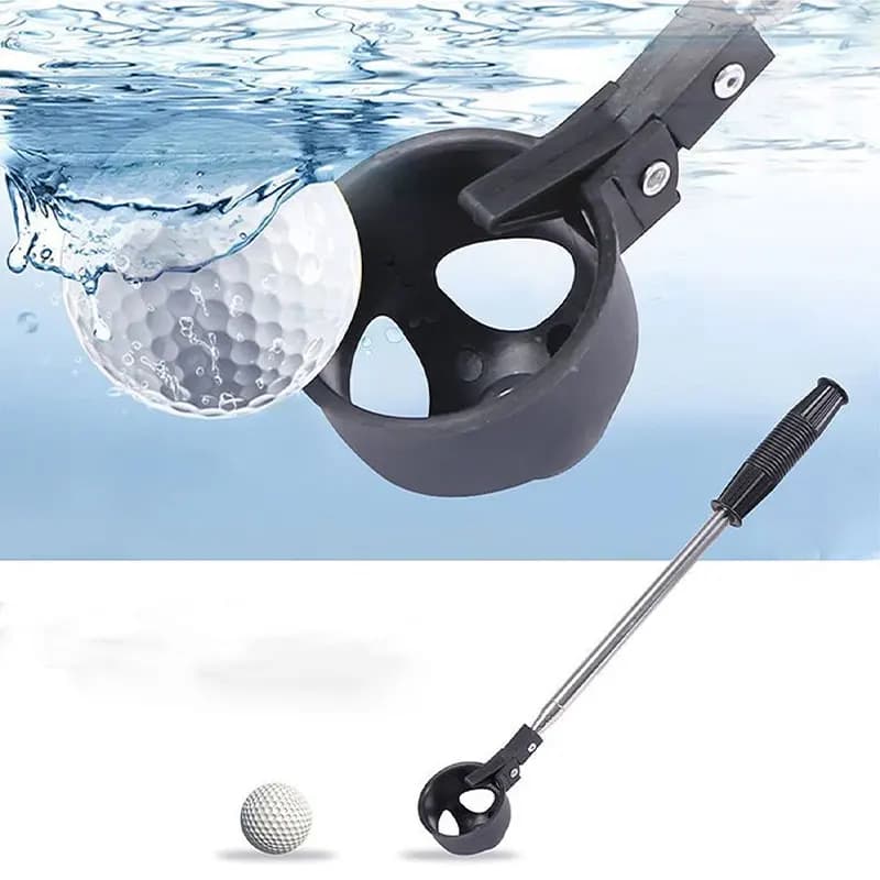 Nuovo Raccoglitore di Palline da Golf Retrattile in Acciaio Inossidabile, Strumento Portatile di Alta Qualità con Blocco Automatico Telescopico