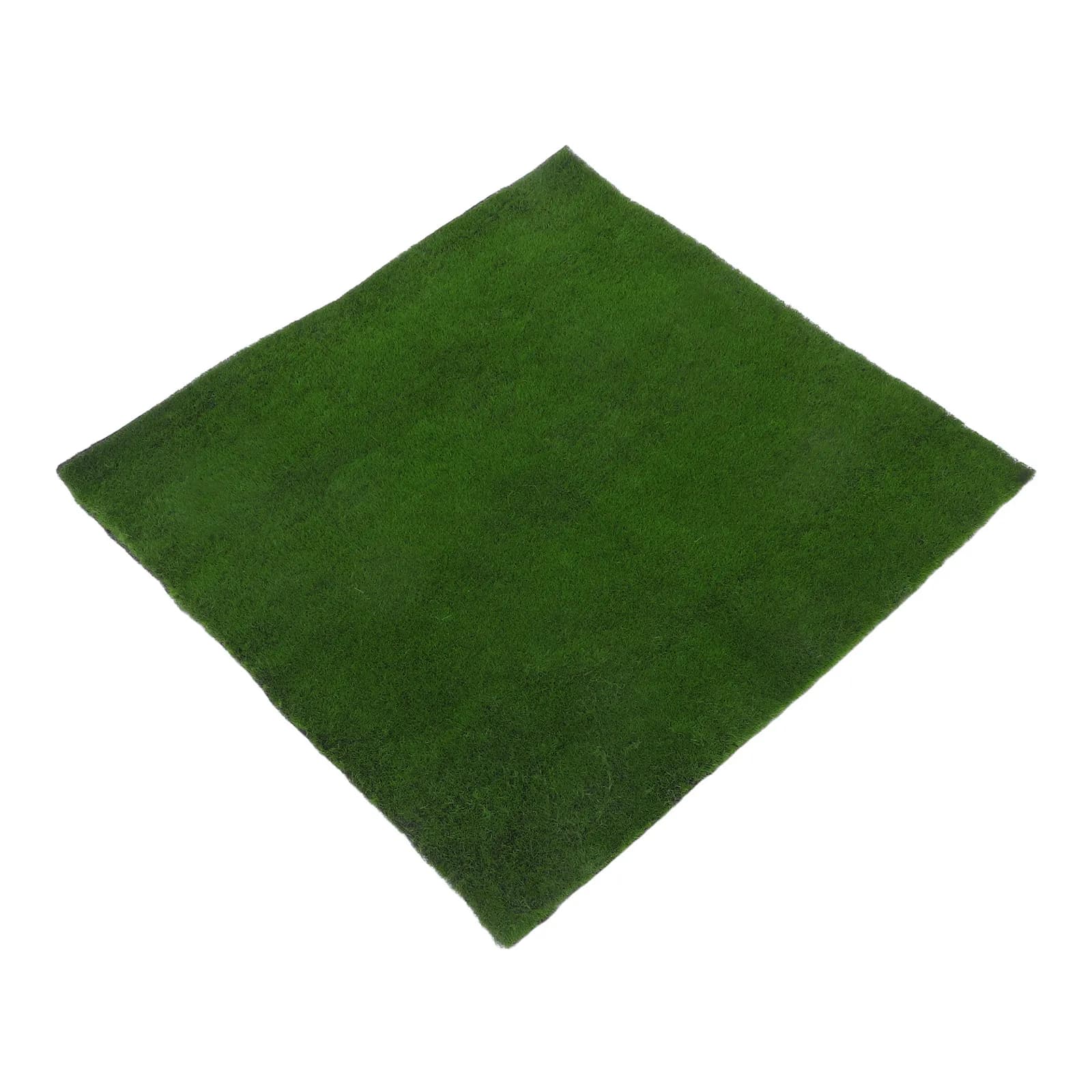 Artificial Moss Rug Realistic Green Simulation Lawn Mat for Patio Garden Balcony Indoor Landscape Carpet Realistic Rug