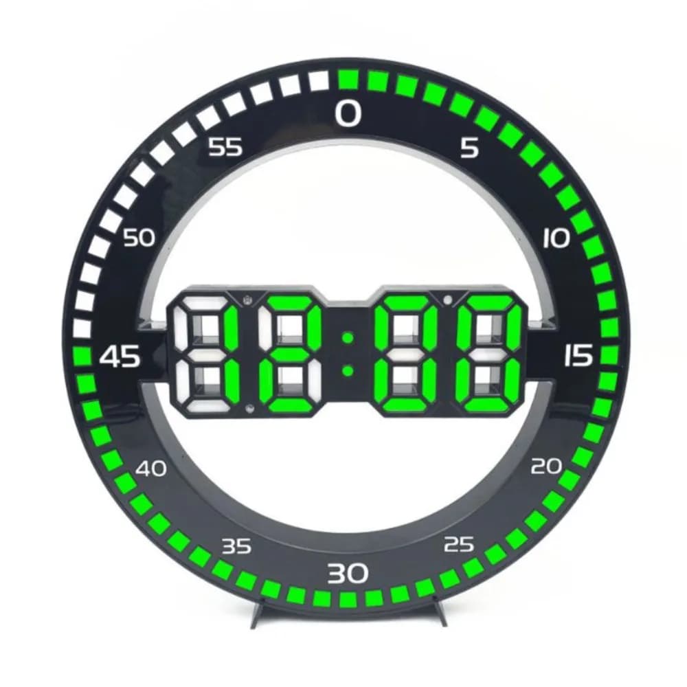 Modern Led Digital Wall Clock Jumping Seconds Wall Mounted Luminous Wall Clock Portable Silent Electronic Clock