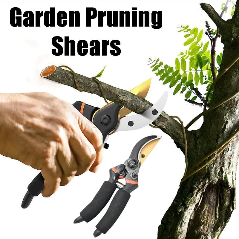 Forbici da Potatura Multifunzionali, Attrezzi da Giardinaggio Resistenti, Cesoie Manuali Ultra Affilate, Forbici Professionali da Giardino
