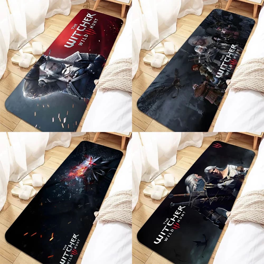The witcher Gaming Door Mat ingresso antiscivolo zerbino lavabile cucina tappeto soggiorno corridoio tappeti bagno bagno zerbini