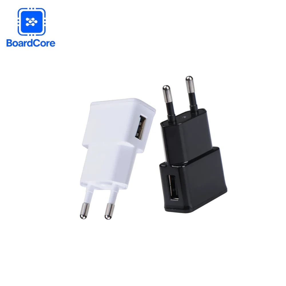 1/2PCS 5V 2A Adattatore di alimentazione CA/CC con spina europea, caricatore USB universale per smartphone