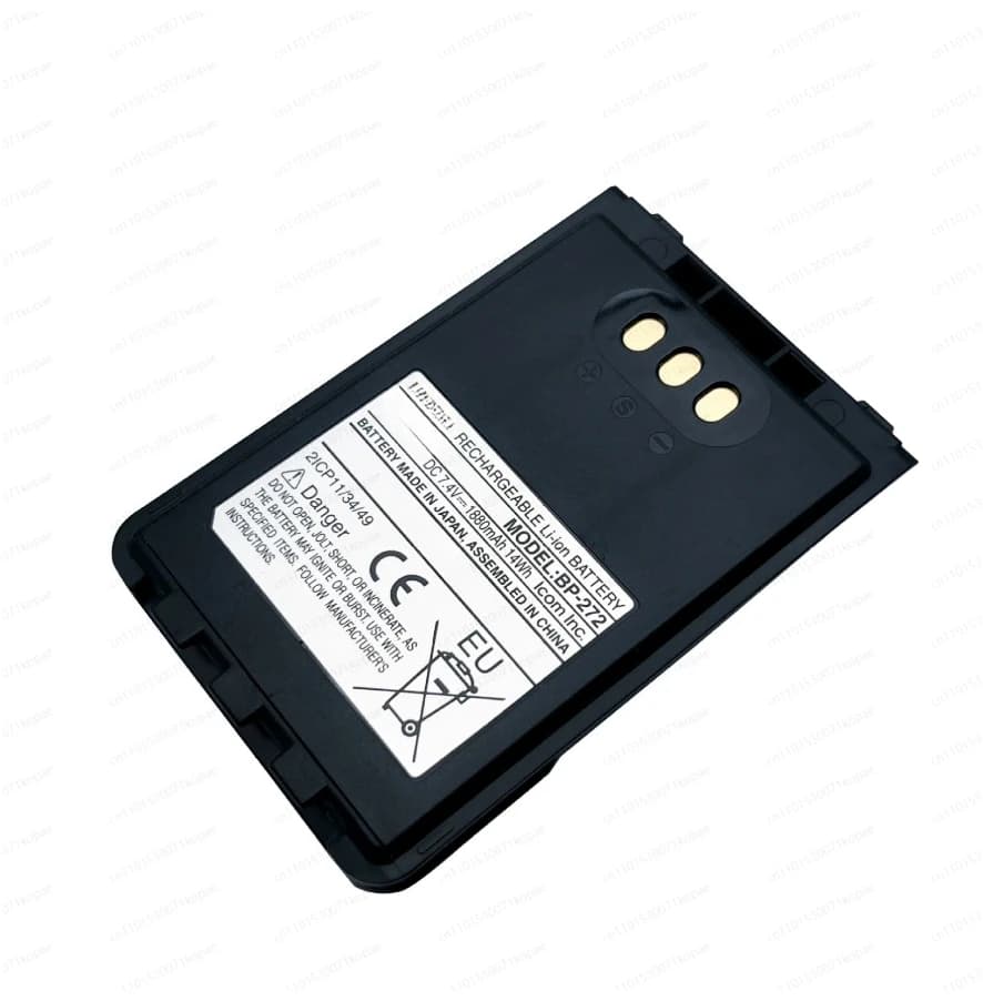 Accessori per Batterie al Litio BP-272, Batteria Ricaricabile per Walkie-talkie, Compatibile con ID-52/51/3
