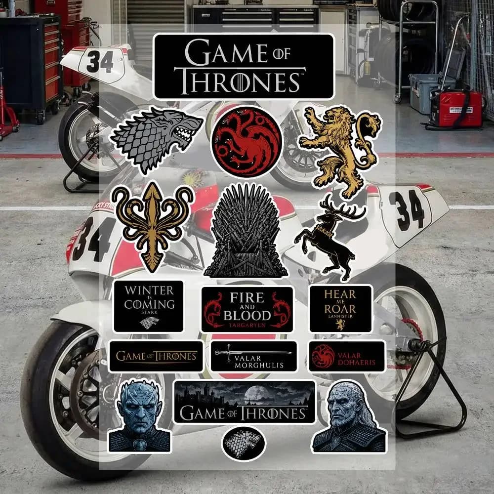 G-Game Of T-Thrones Stickers Waterproof Vinyl Decals For Motorcycle Cars Bicycles Skateboards Laptop Water Bottle Phone Case